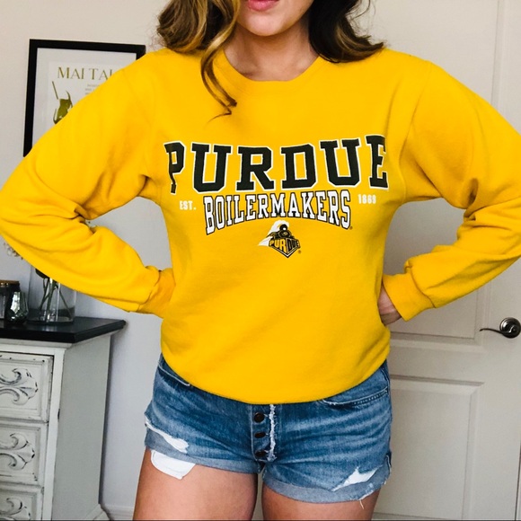purdue crew neck